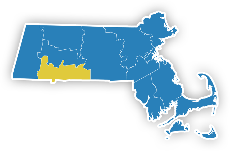 Hampden-County-Map
